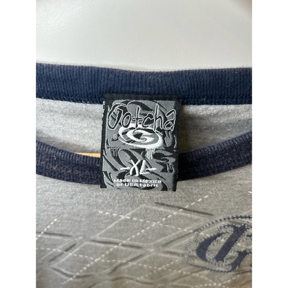 Y2K Gotcha graphic ringer tee - Picture 2 of 3